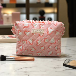 the sweetheart makeup pouch.