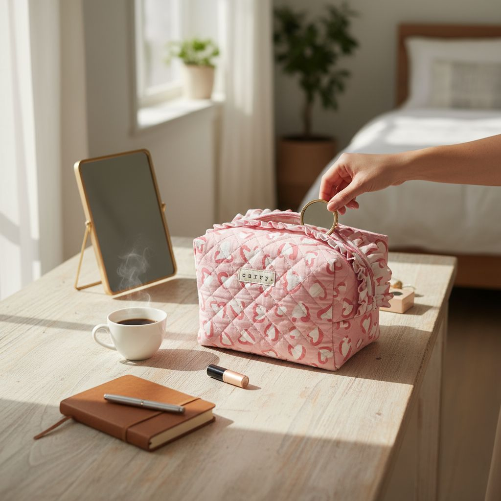 the sweetheart makeup pouch. - Image 2
